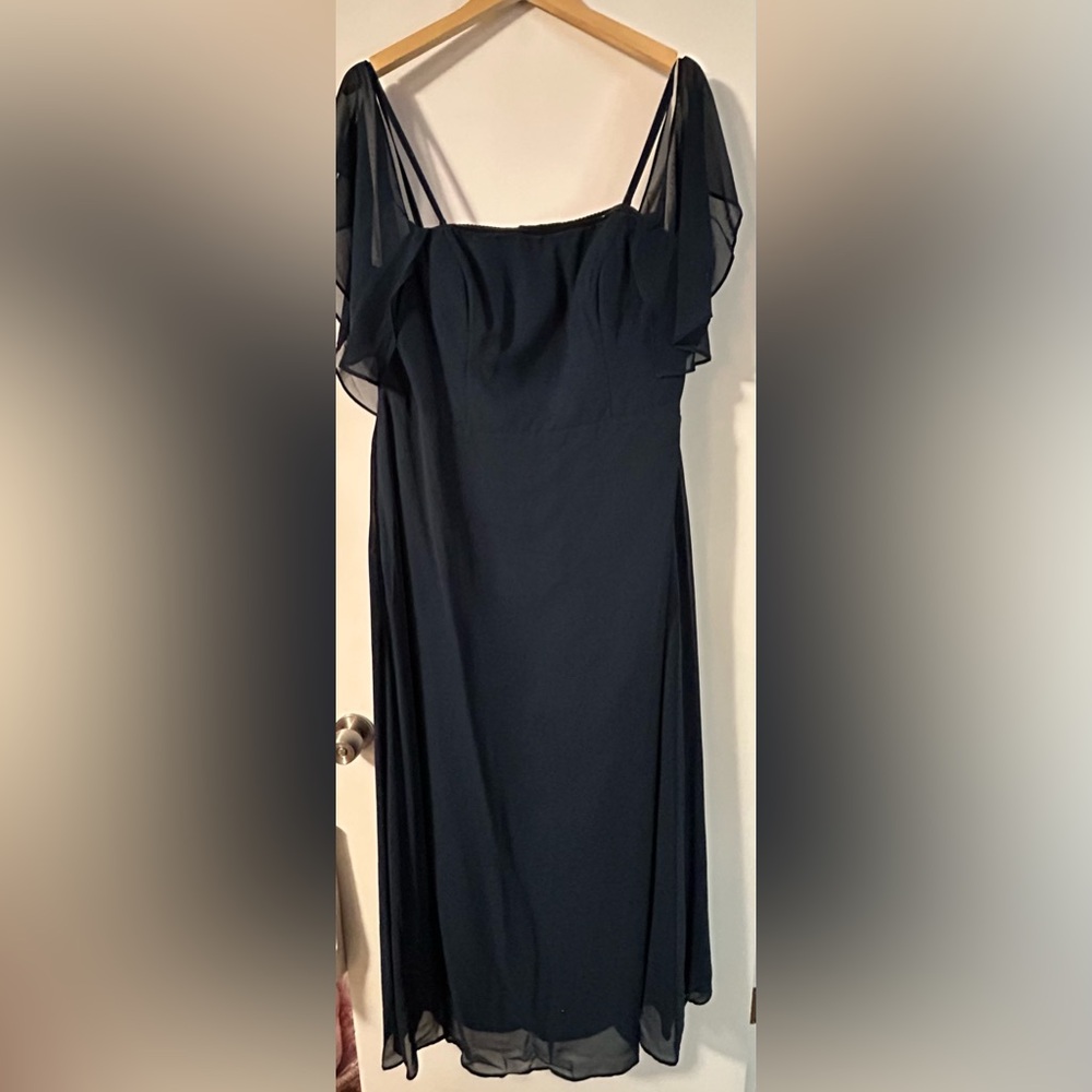 Azazie Navy Blue Bridesmaid Dress